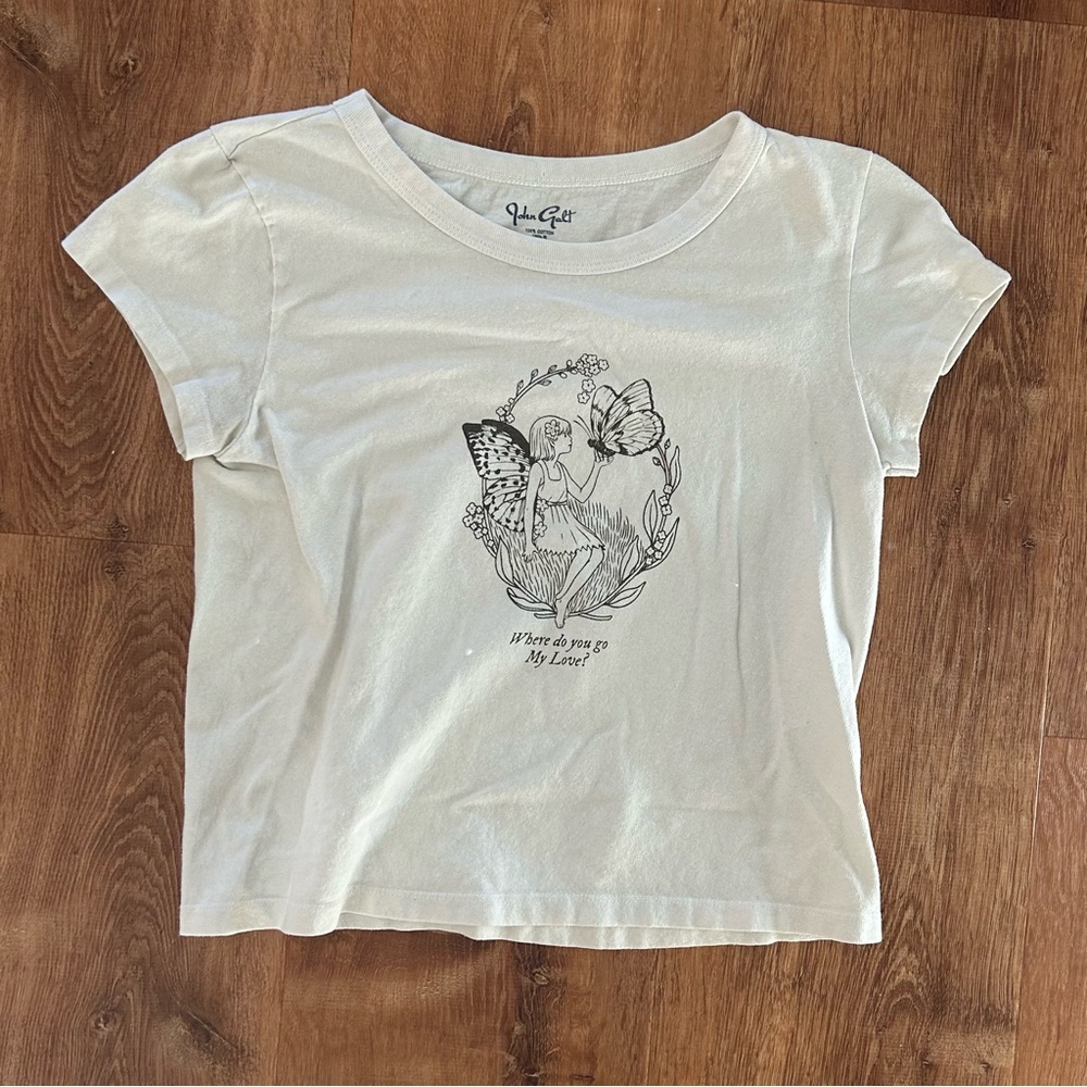 John Galt white graphic tee!